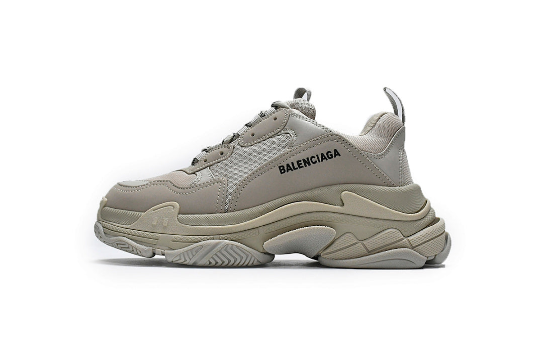 Balenciaga Triple S Sneaker Cream Beige Chunky Dad Shoes For Men Women