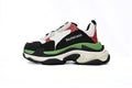 Balenciaga Triple S Sneaker Black White Red Green Multi Color Chunky Dad Shoes For Men Women