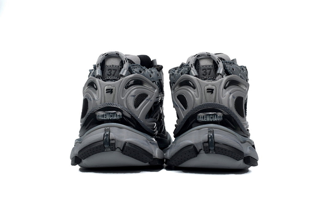 Balenciaga Runner Sneakers Grey Black