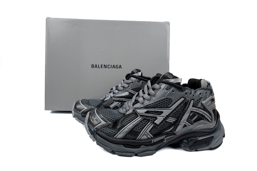 Balenciaga Runner Sneakers Grey Black