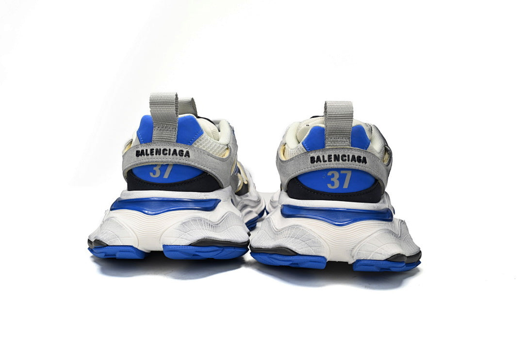 Balenciaga 10XL White Grey Navy Blue Chunky Sneakers