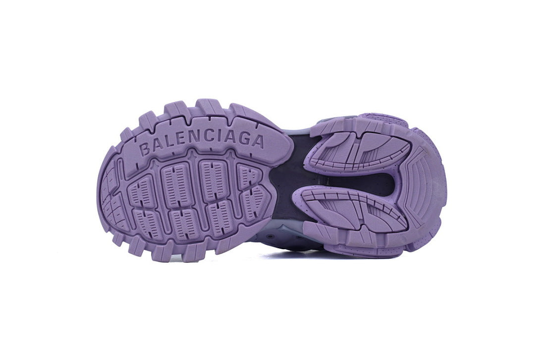Balenciaga Track Lavender Cage Chunky Sneakers