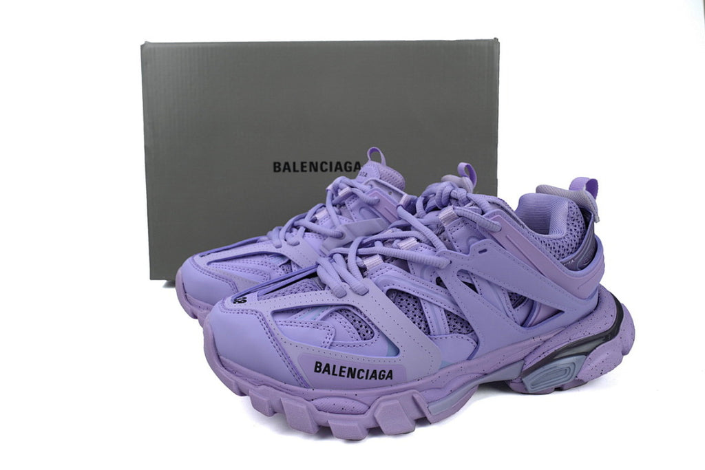 Balenciaga Track Lavender Cage Chunky Sneakers