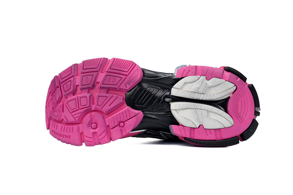 Balenciaga Runner Sneakers Silver Hot Pink