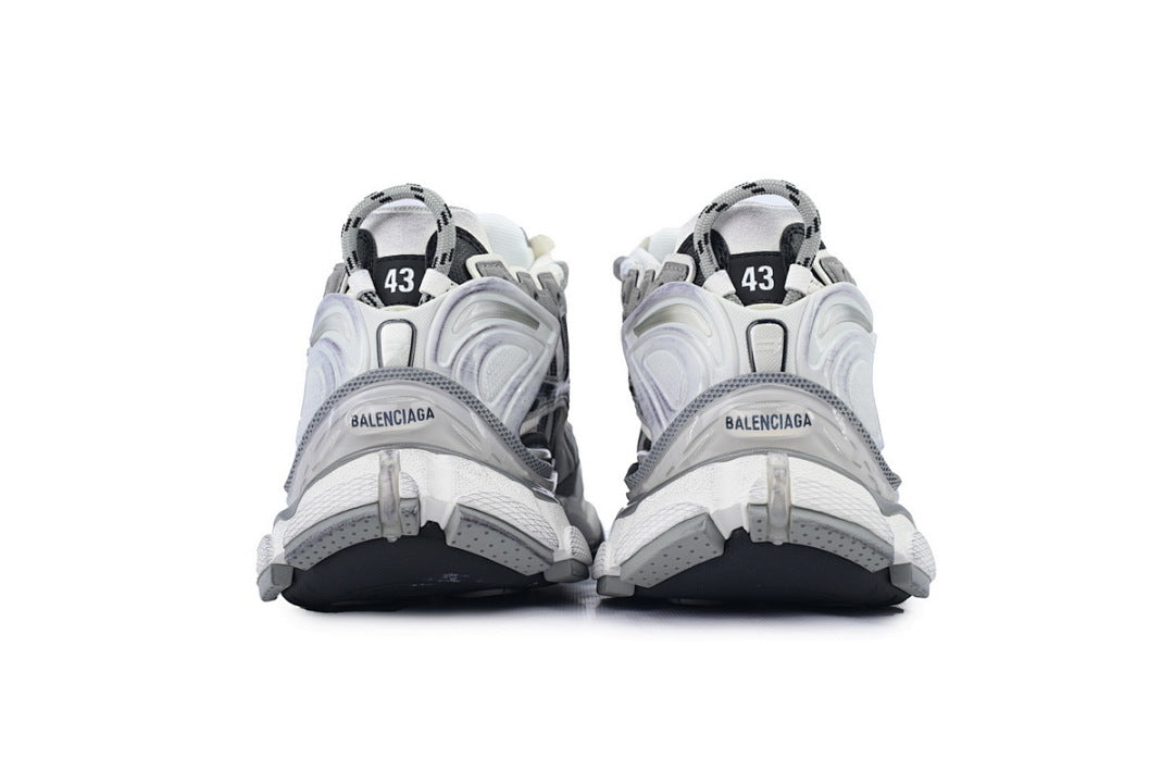 Balenciaga Runner Sneaker Grey White Black Mesh Chunky Running Shoes