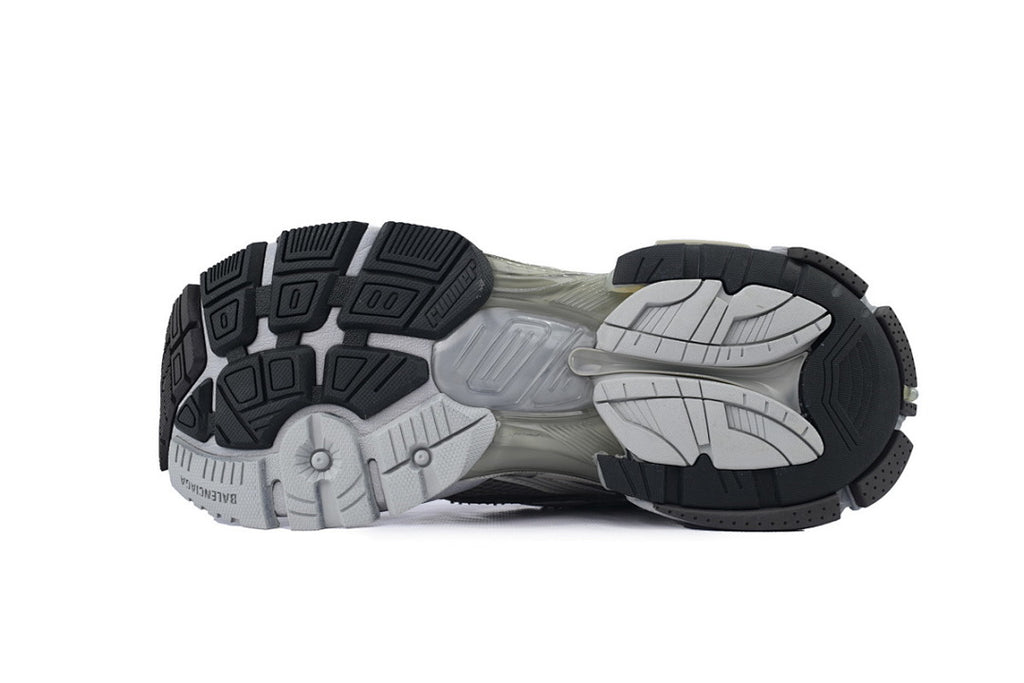 Balenciaga Runner Sneaker White Grey Taupe Mesh Chunky Running Shoes