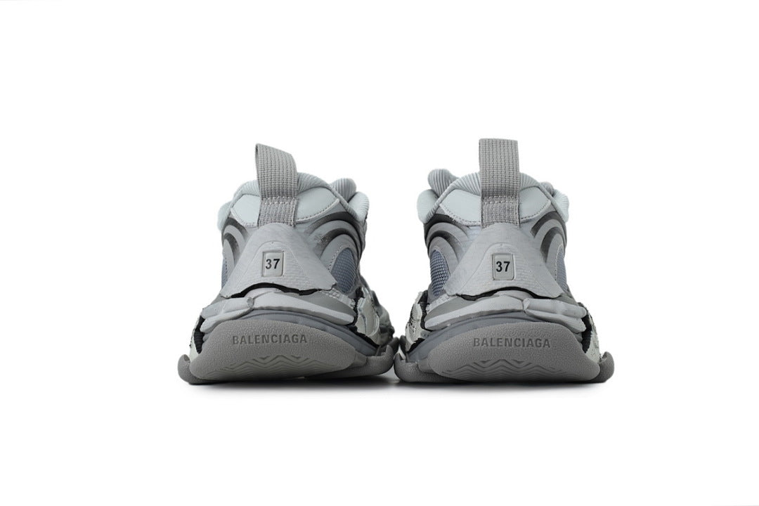 Balenciaga Triple S 2.0 Sneaker Gradient Grey Mesh Chunky Dad Shoes