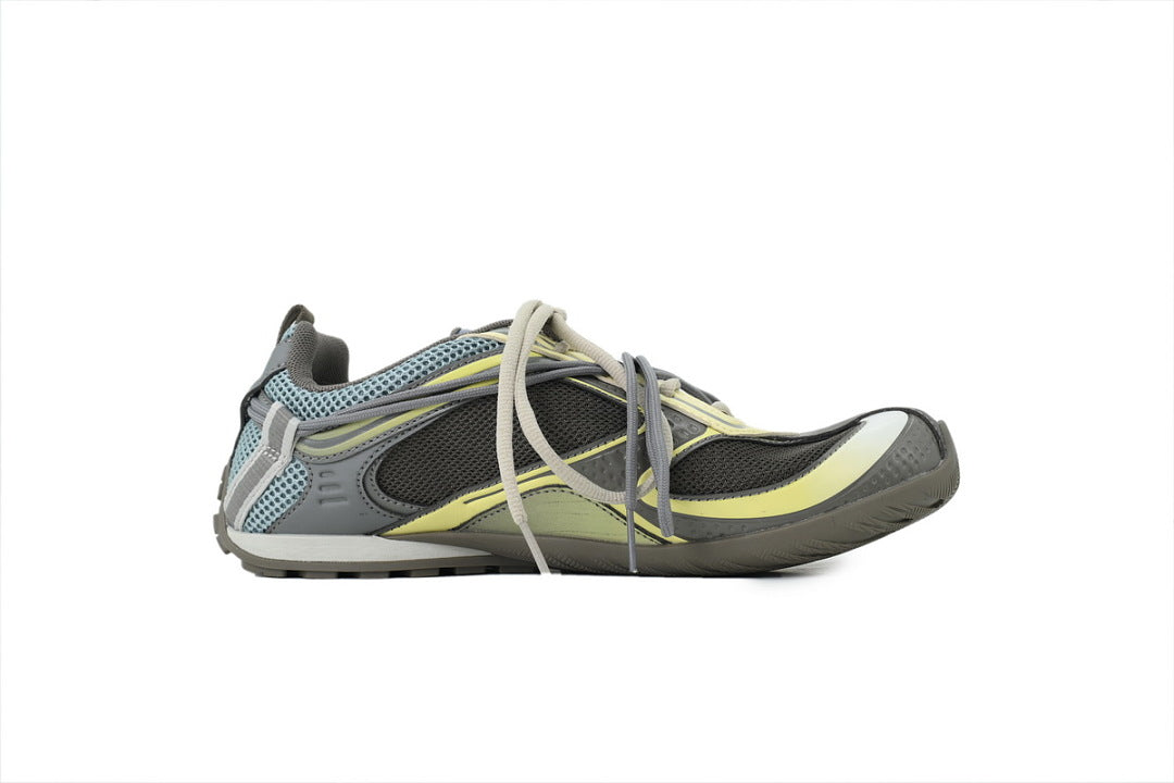 Balenciaga Radar Sneakers Grey Yellow Blue Unisex Low Top Trainers