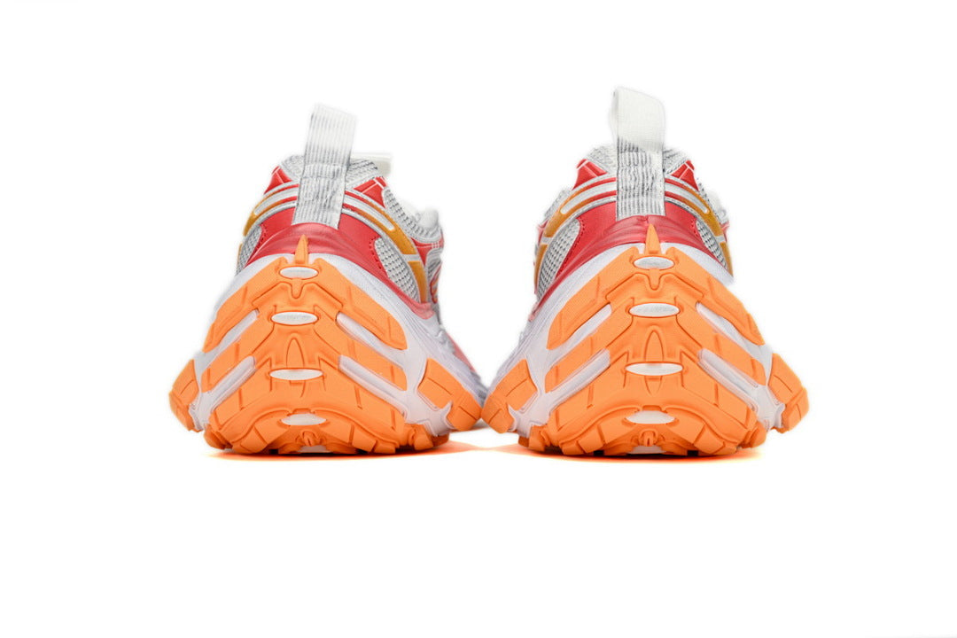 Balenciaga 10XL White Red Orange Chunky Sneakers