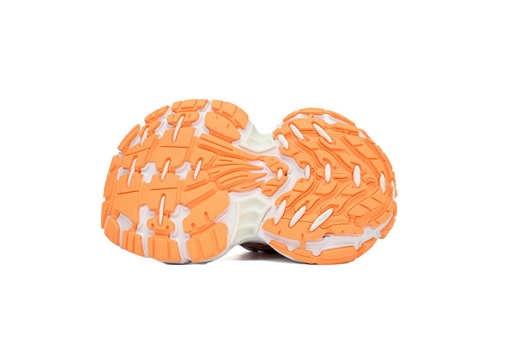 Balenciaga 10XL White Red Orange Chunky Sneakers