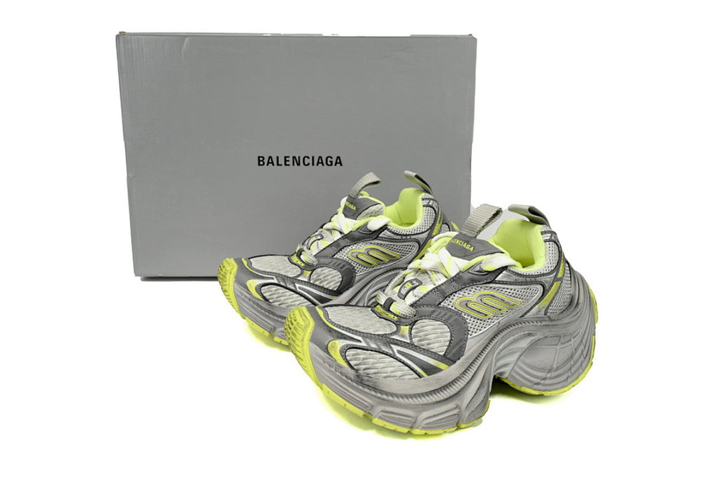 Balenciaga 10XL Grey Lime Chunky Sneakers