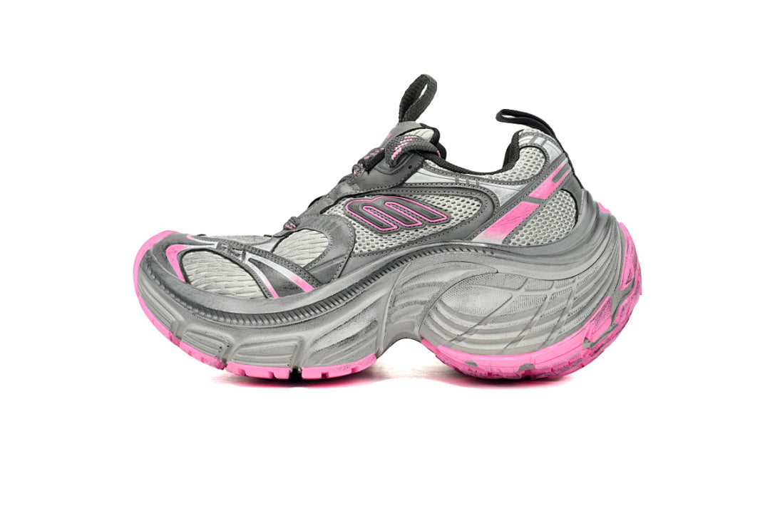 Balenciaga 10XL Grey Pink Chunky Sneakers