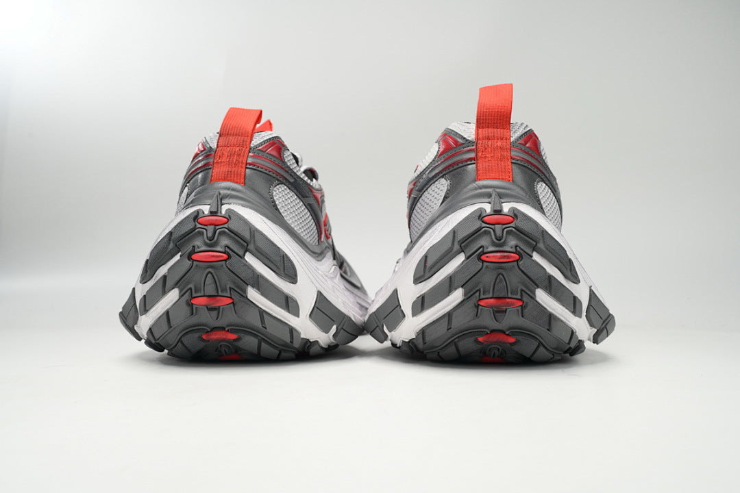 Balenciaga 10XL White Grey Red Chunky Sneakers