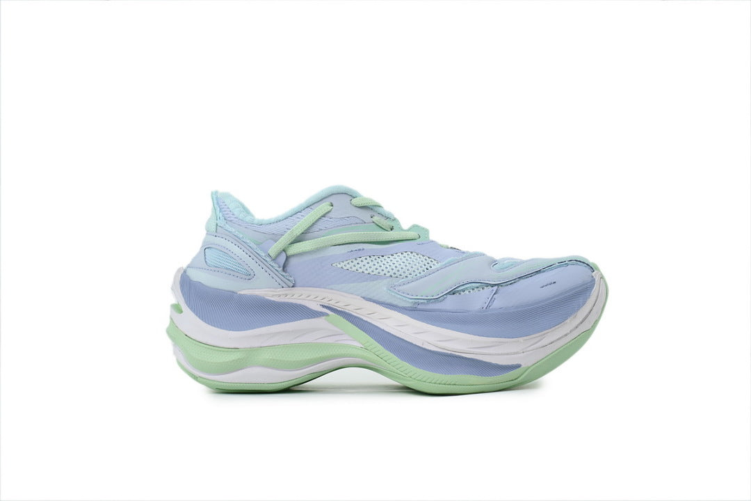 Balenciaga Jet Sneaker Blue Green Mesh Chunky Running Shoes