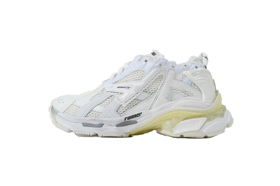 Balenciaga Runner Sneaker White Mesh Chunky Running Shoes