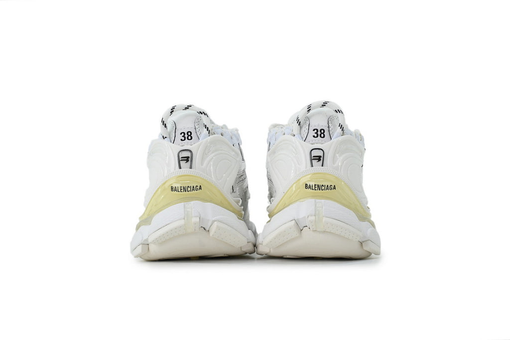 Balenciaga Runner Sneaker White Mesh Chunky Running Shoes