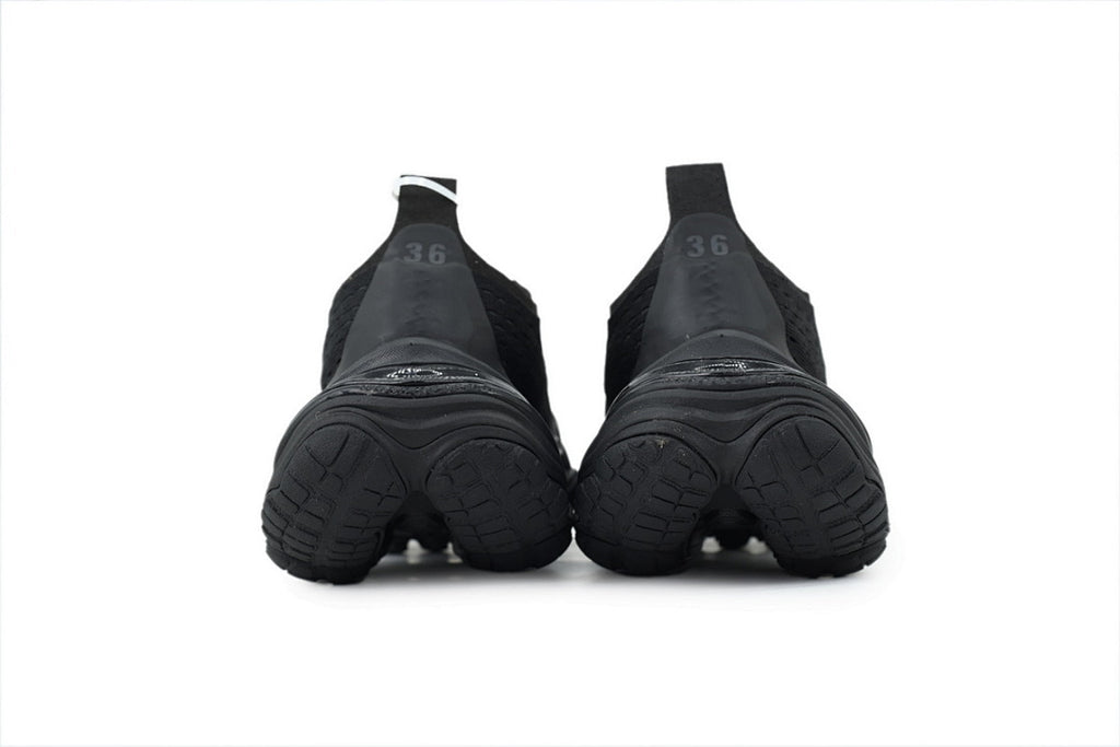 Balenciaga Circuit Black Knit & Rubber Layered Sneakers