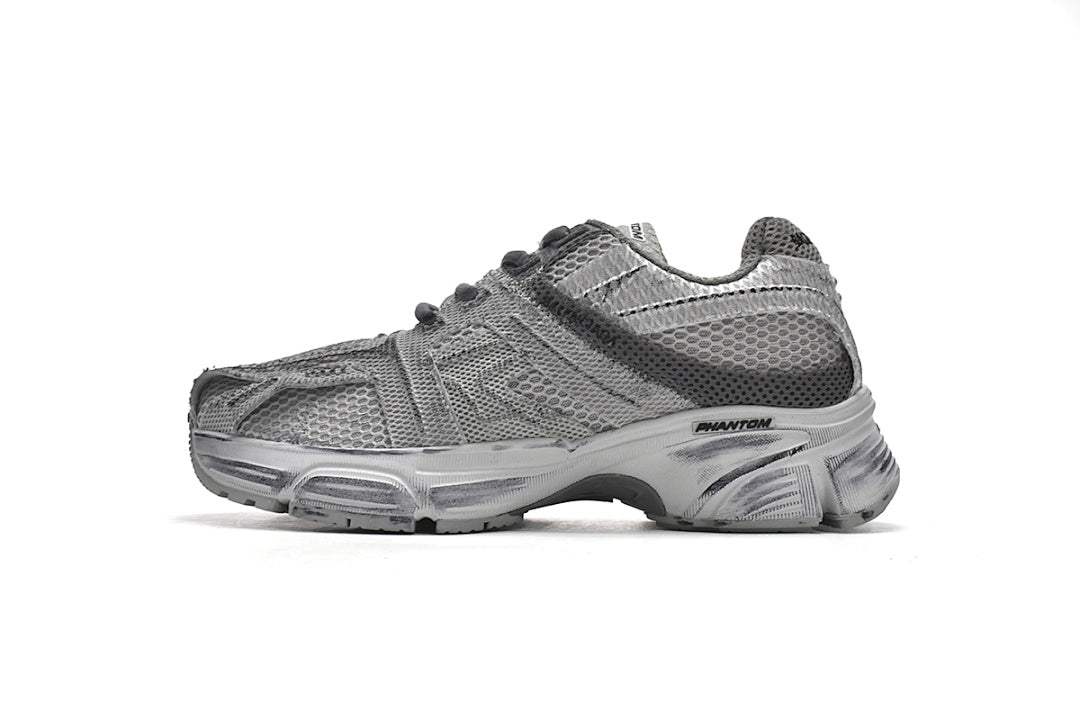 Balenciaga Phantom Sneaker Grey Mesh Distressed Chunky Running Shoes For Men Women