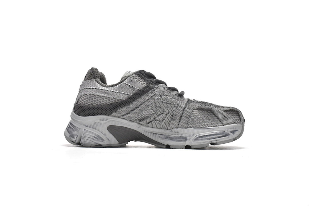 Balenciaga Phantom Sneaker Grey Mesh Distressed Chunky Running Shoes For Men Women