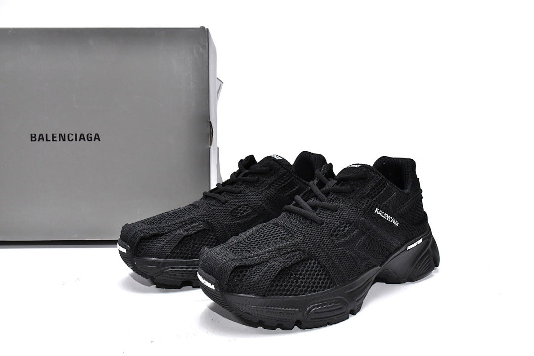 Balenciaga Phantom Sneaker All Black Mesh Running Shoes For Men Women