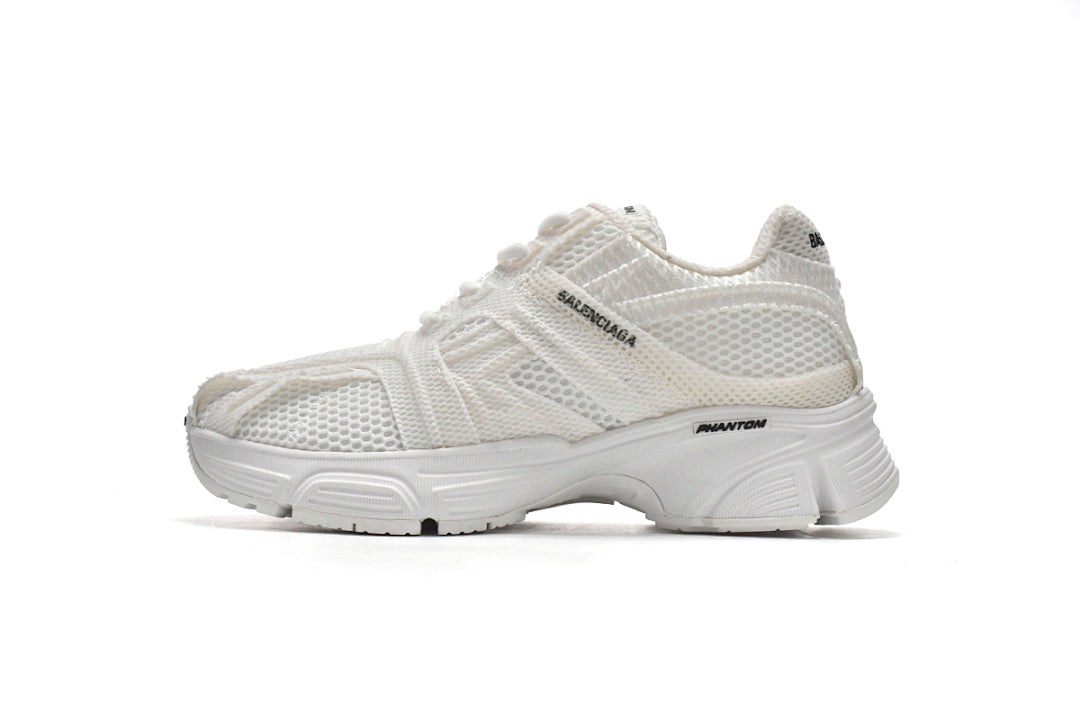 Balenciaga Phantom Sneaker White Mesh Chunky Running Shoes For Men Women