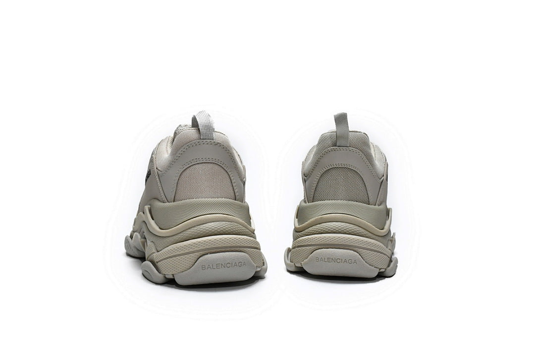 Balenciaga Triple S Sneaker Cream Beige Chunky Dad Shoes For Men Women