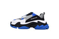 Balenciaga Triple S Sneaker White Black Bright Blue Chunky Dad Shoes For Men Women