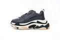 Balenciaga Triple S Sneaker Navy Blue White Beige Chunky Dad Shoes For Men Women