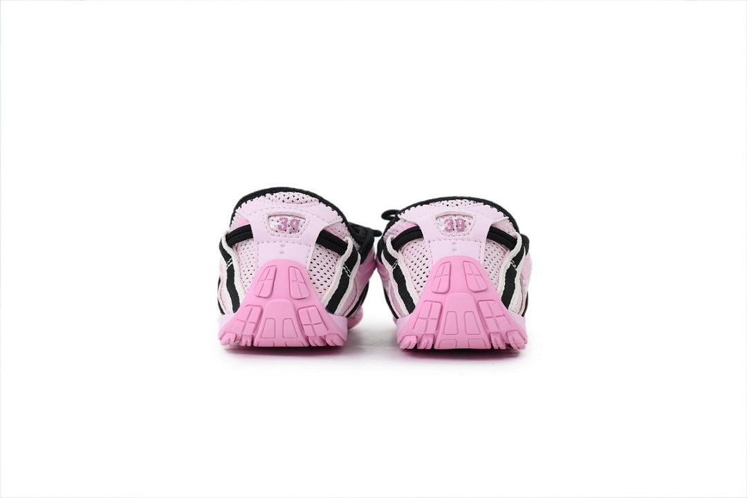Balenciaga Radial Sneakers Pink Black Mesh Running Shoes