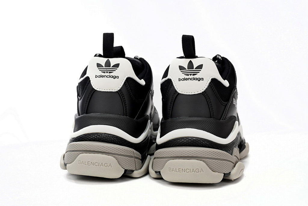 Balenciaga Triple S Black & White Sneakers