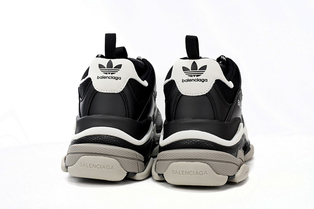 Balenciaga Triple S Black & White Sneakers