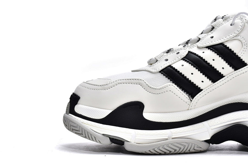 Balenciaga Triple S White & Black Sneakers