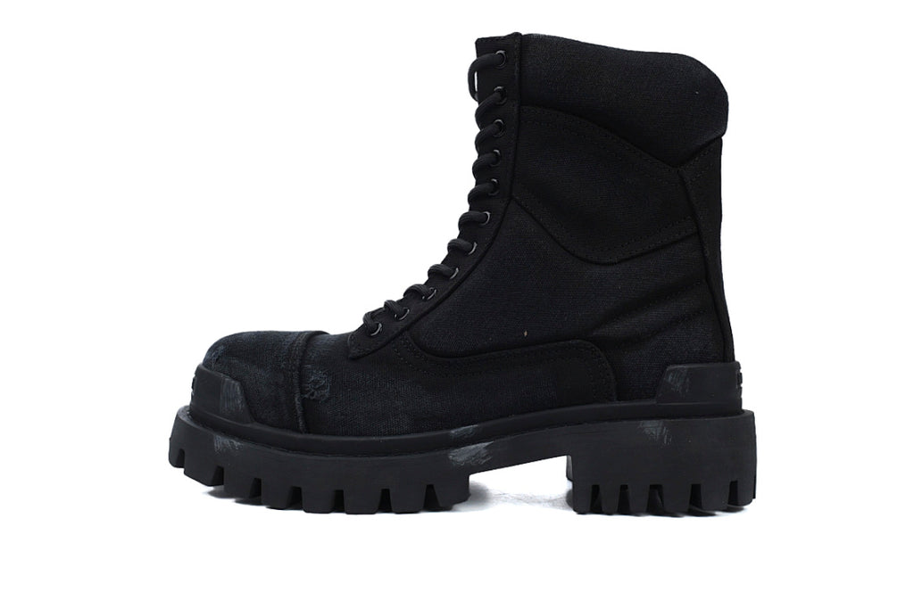 Balenciaga Combat Strike Boots Black