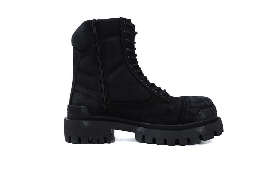 Balenciaga Combat Strike Boots Black