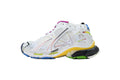 Balenciaga Runner Sneaker White Multi-Color Gradient Mesh Chunky Running Shoes